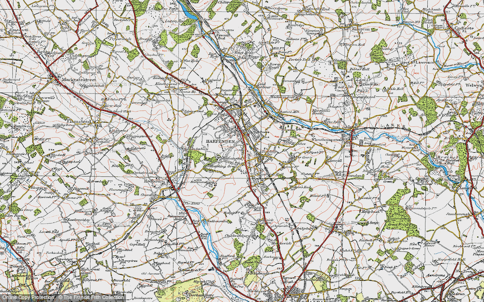 Map Of Harpenden And Surrounding Area Old Maps Of Harpenden Common, Hertfordshire - Francis Frith