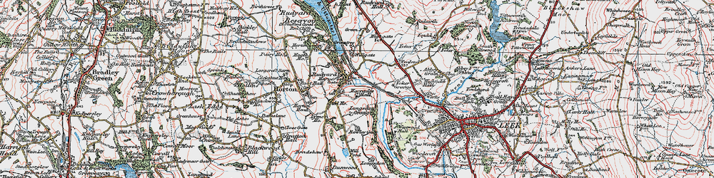 Old map of Harper's Gate in 1923