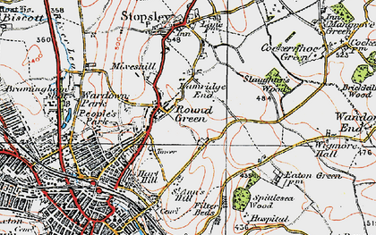 Old map of Hart Hill in 1920