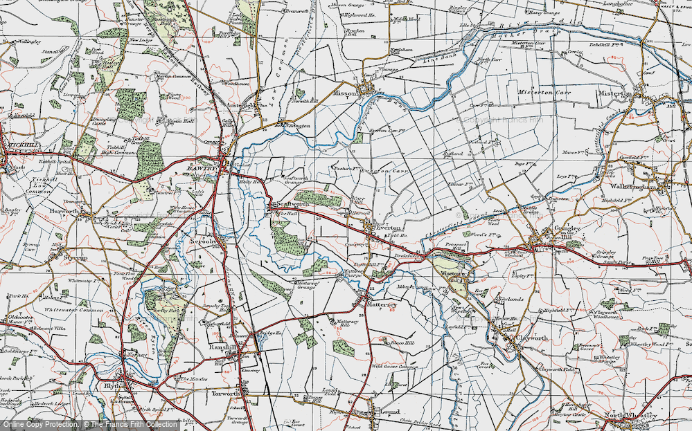 Old Map of Harwell, 1923 in 1923