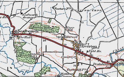 Old map of Harwell in 1923
