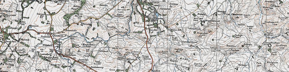 Old map of Hass in 1926