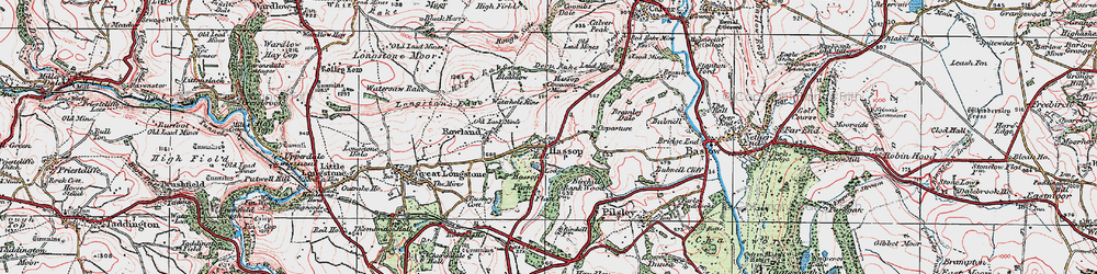 Old map of Birchill Bank Wood in 1923
