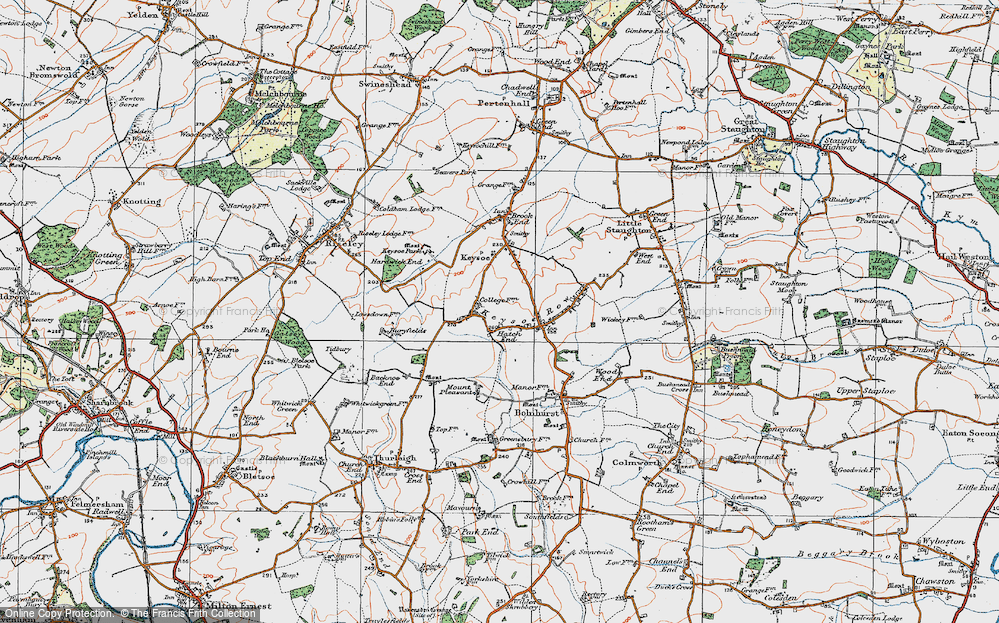 Old Map of Hatch End, 1919 in 1919