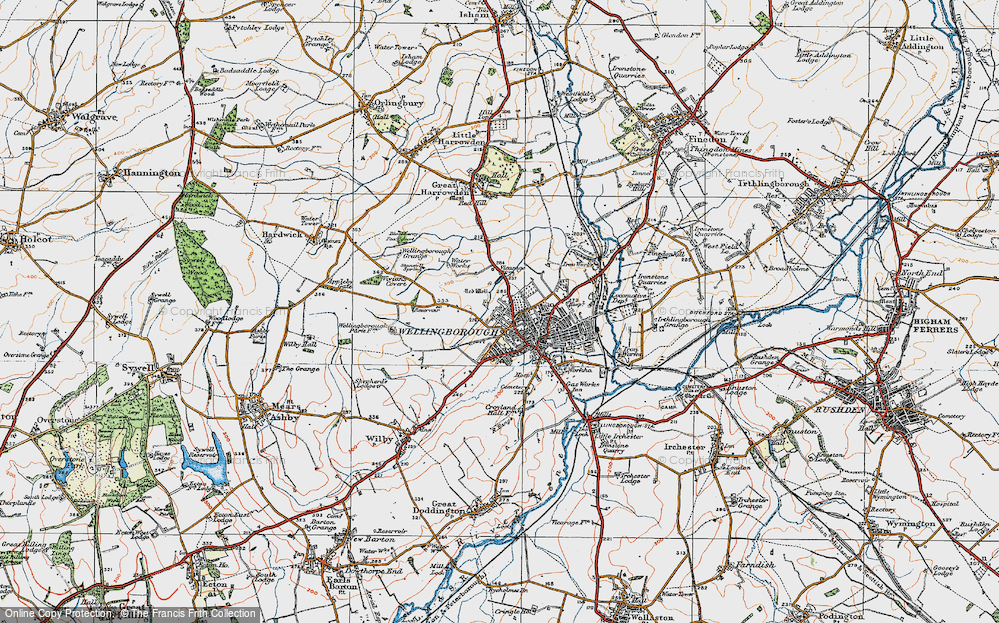 Old Map of Hatton Park, 1919 in 1919