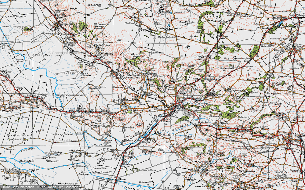 Old Map of Haybridge, 1919 in 1919