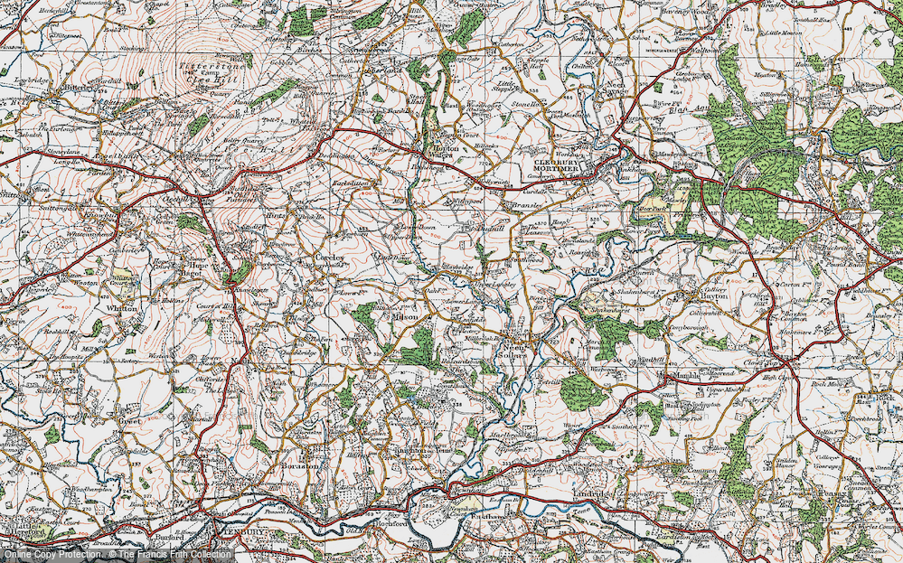 Old Map of Haybridge, 1920 in 1920