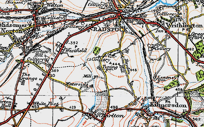 Old map of Haydon in 1919