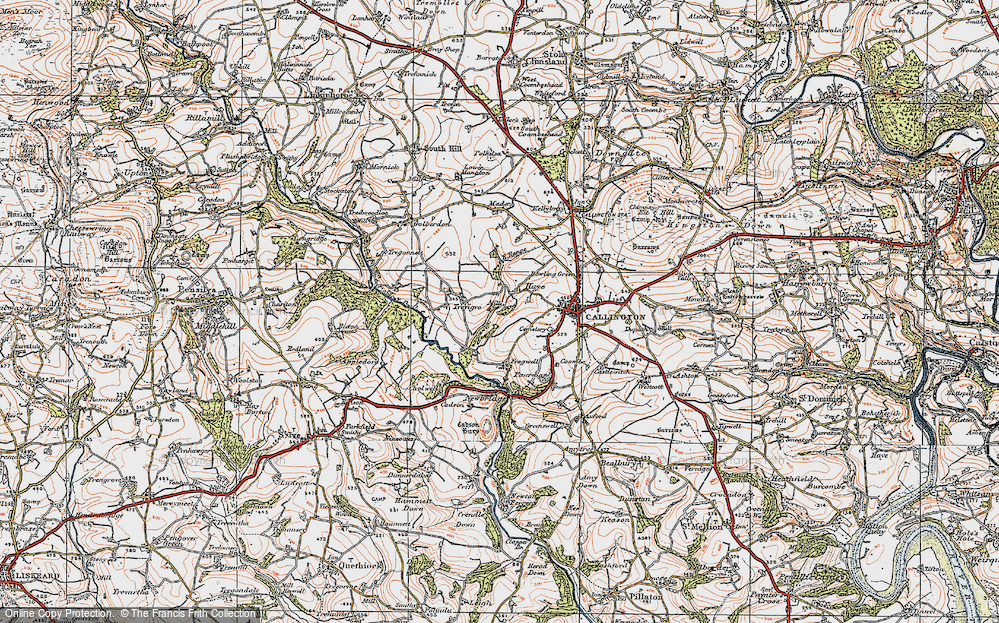 Old Map of Haye Fm, 1919 in 1919