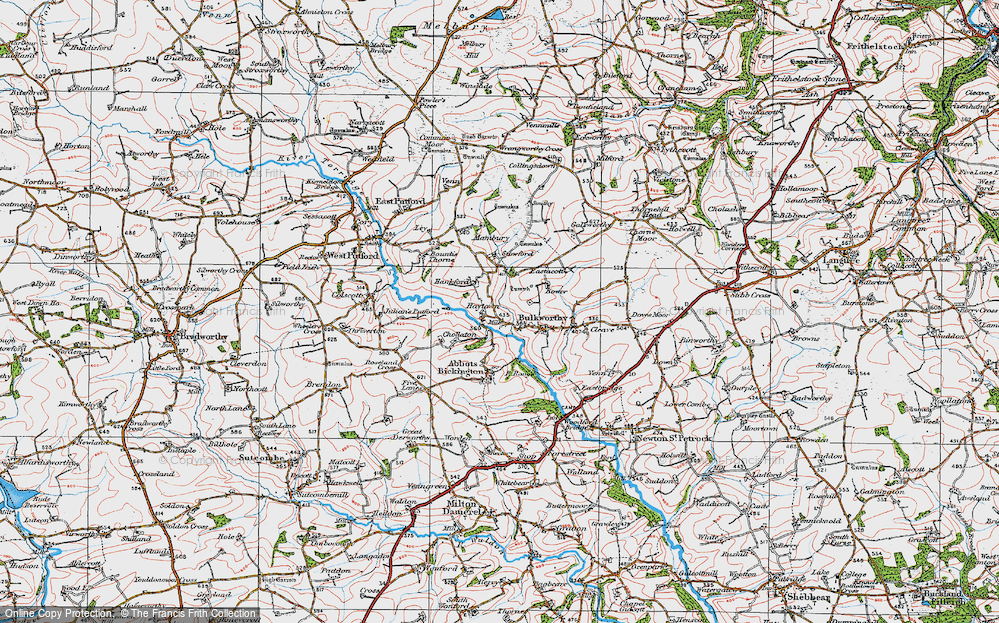 Old Map of Haytown, 1919 in 1919