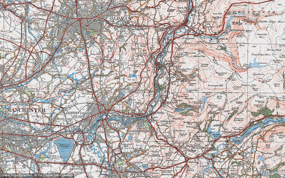 Old Map of Hazelhurst, 1924 in 1924
