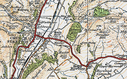 Old map of Hazler in 1920