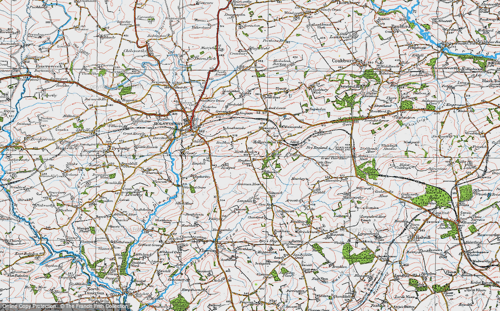 Old Map of Headon, 1919 in 1919