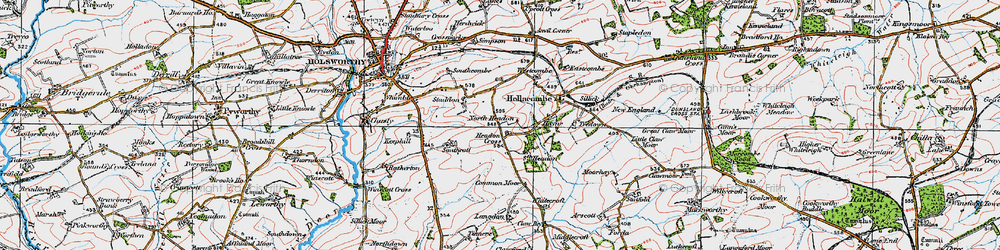 Old map of Whitecroft in 1919