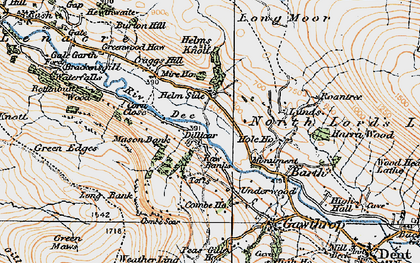 Old map of Barth in 1925