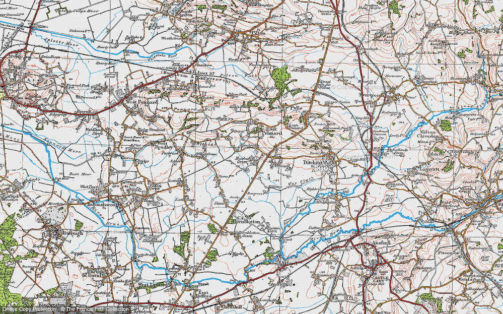 Old Map of Hembridge, 1919 in 1919