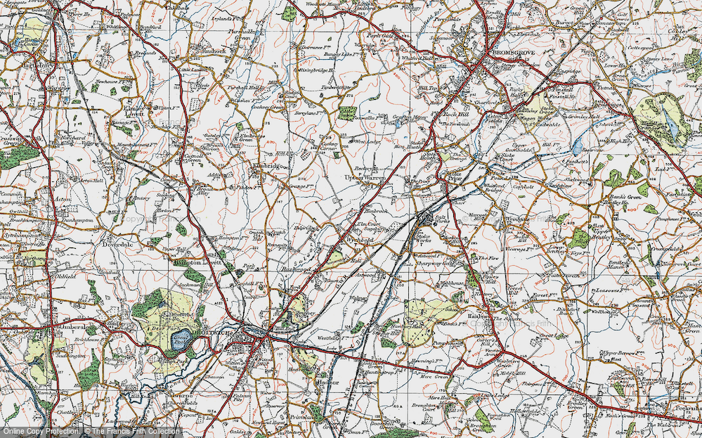 Old Map of Henbrook, 1919 in 1919