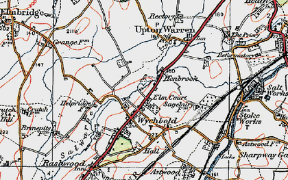 Old map of Henbrook in 1919