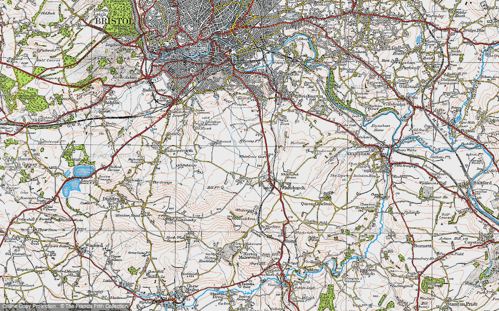 Old Map of Hengrove, 1919 in 1919