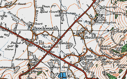 Old map of Henley in 1919