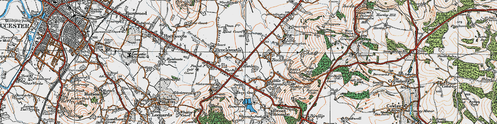 Old map of Henley in 1919