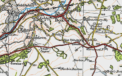 Old map of Henley in 1919