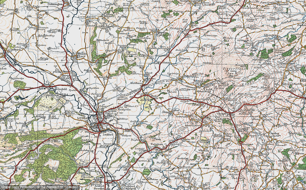 Old Map of Henley, 1921 in 1921