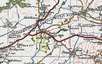 Old map of Henley in 1921