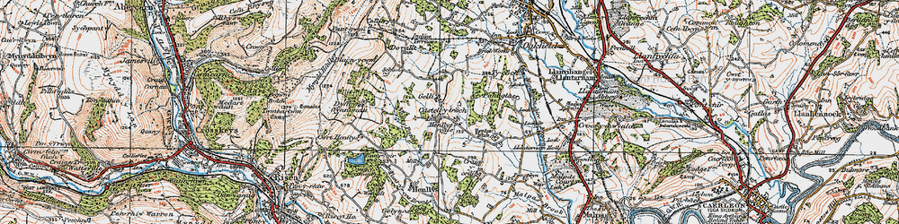 Old map of Henllys Vale in 1919