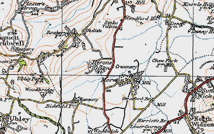 Old map of Breach Hill in 1919