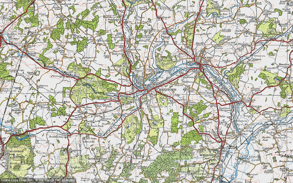 Old Maps of Hertford, Hertfordshire - Francis Frith