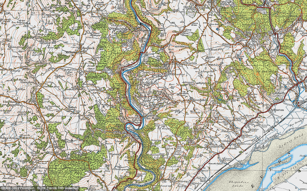 Old Map of Hewelsfield Common, 1919 in 1919