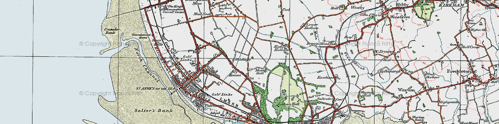 Old map of Hey Houses in 1924
