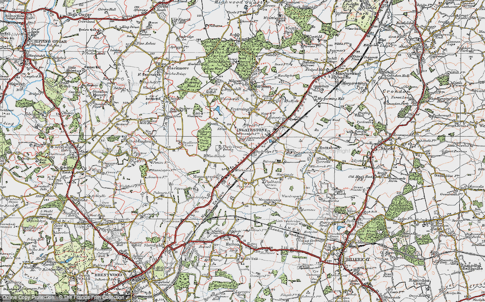 Old Map of Heybridge, 1920 in 1920