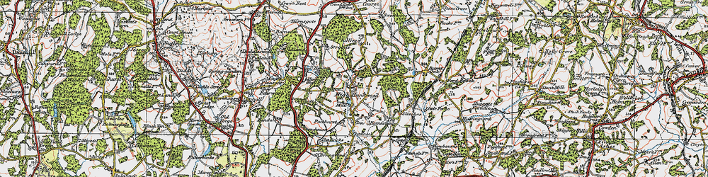 Old map of Tudor Rocks in 1920