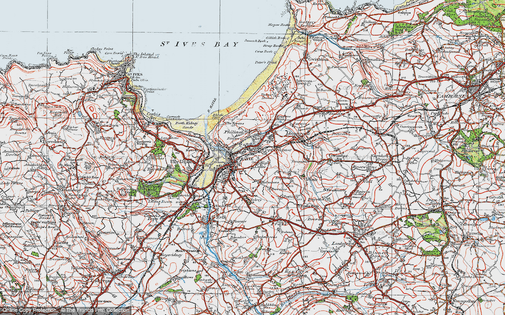 Old Map of High Lanes, 1919 in 1919