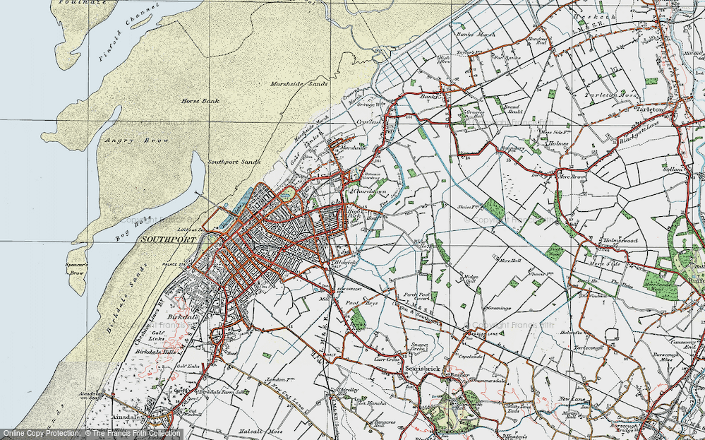 Old Map of High Park, 1924 in 1924