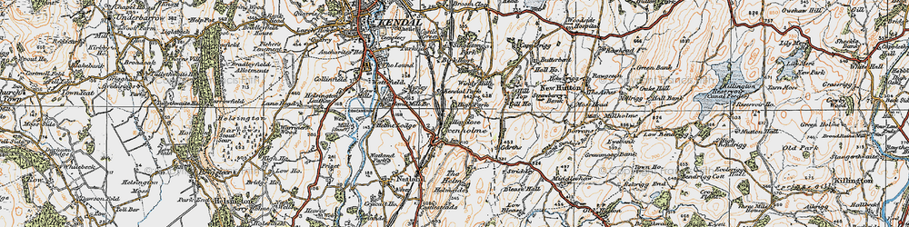 Old map of High Park in 1925