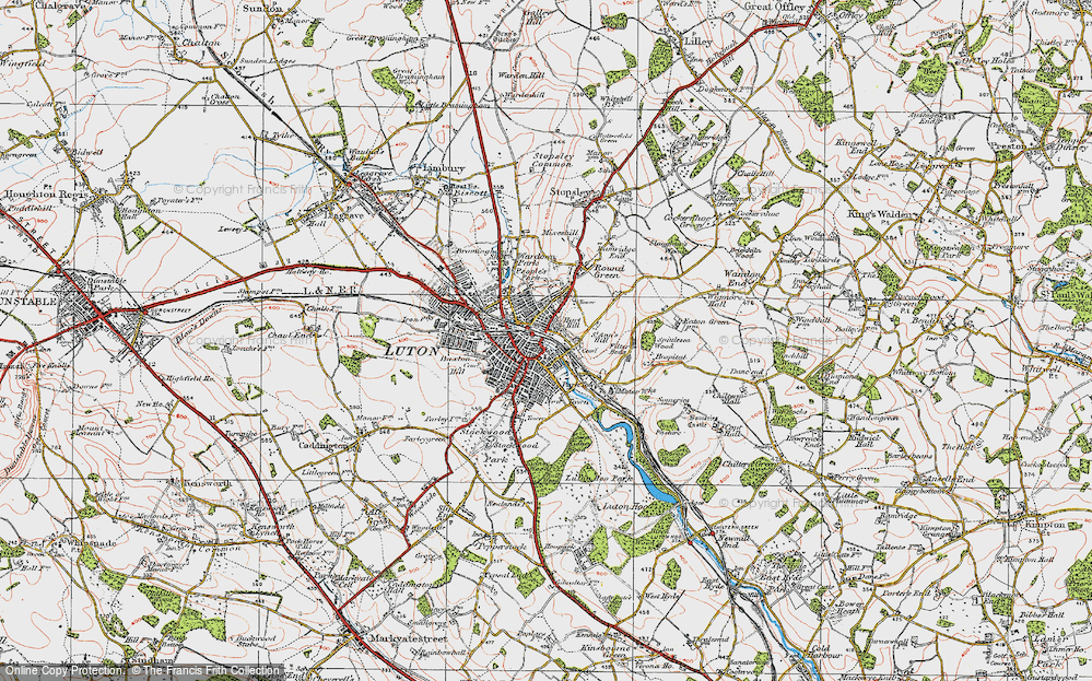 Old Map of High Town, 1920 in 1920