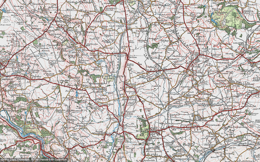 Old Map of Higham, 1923 in 1923