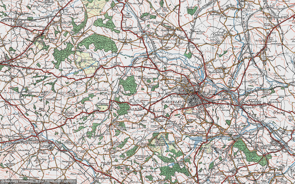 Old Map of Higham Common, 1924 in 1924