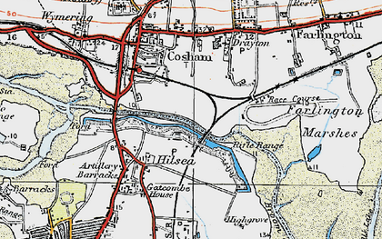 Old map of Highbury in 1919