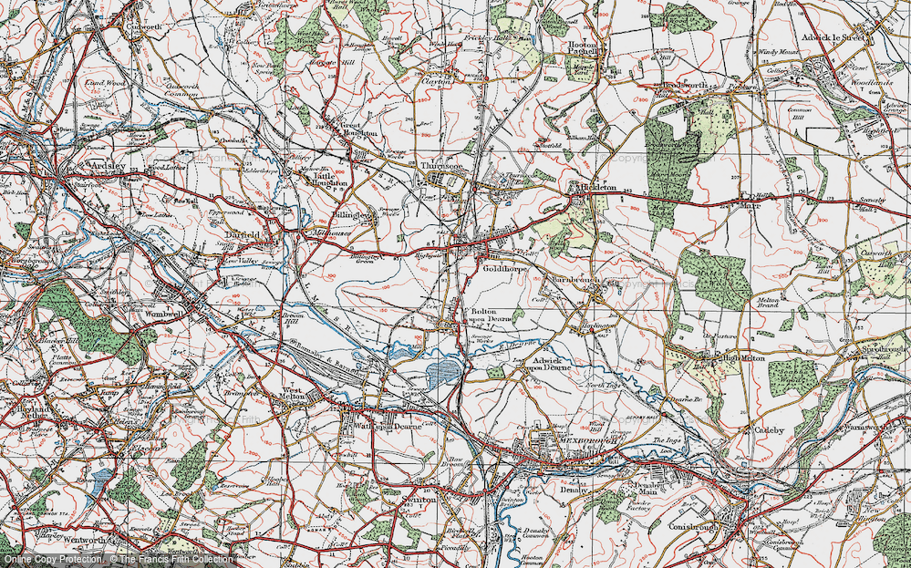 Old Map of Highgate, 1924 in 1924