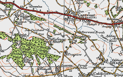 Old map of Highmoor Hill in 1919