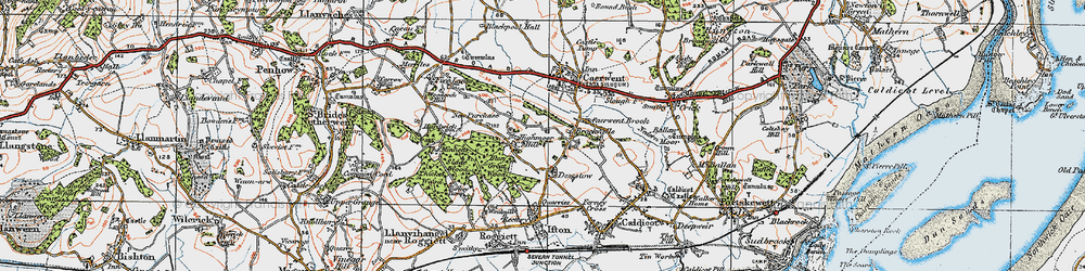 Old map of Highmoor Hill in 1919