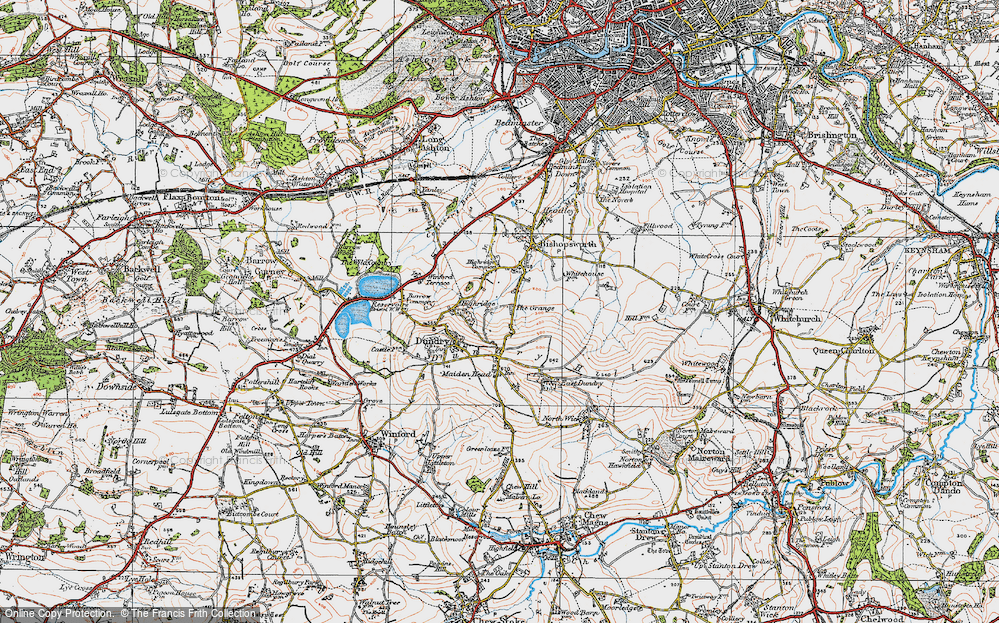 Old Map of Highridge, 1919 in 1919