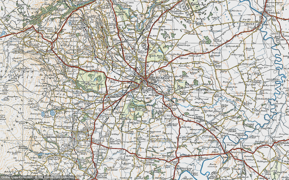 Old Map of Hightown, 1921 in 1921