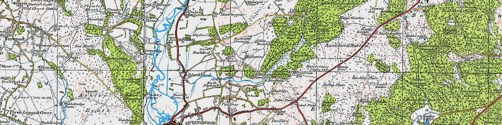 Old map of Bigsburn Hill in 1919