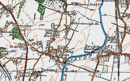 Old map of Hill End in 1919