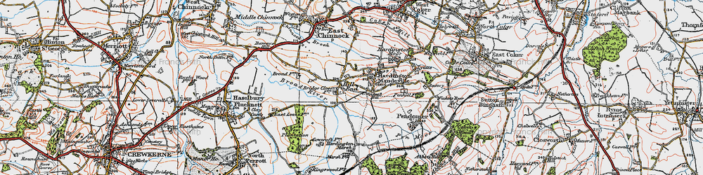 Old map of Britton House Stud in 1919